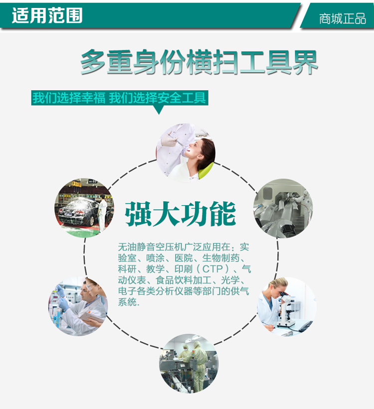 微型無(wú)油空壓機(jī)
